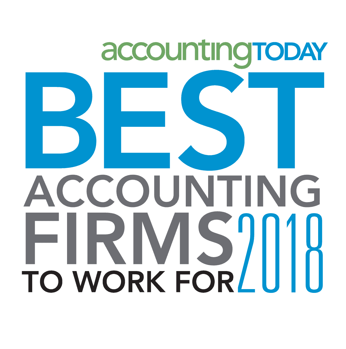 Accounting Today: Best Accounting Firms to Work for 2018
